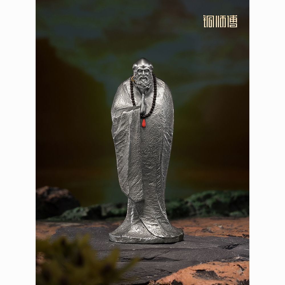 铜师傅《达摩祖师》客厅桌面白铜禅意摆件书房家居装饰工艺品送礼 193元 - 线报酷