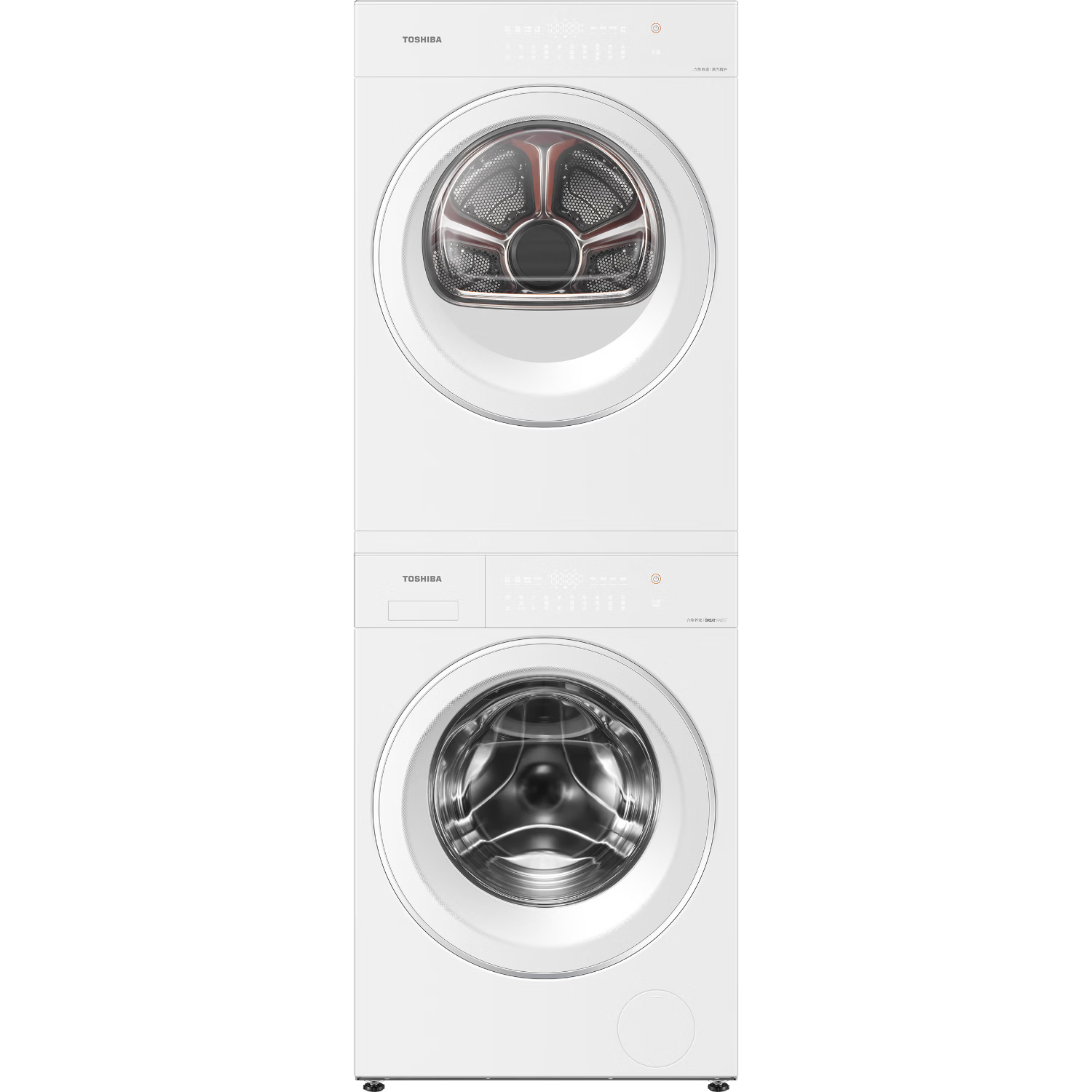 东芝玉兔3.0Pro洗烘套装12kg DG-12T186BW+DH-12T186BW 8492.6元 - 86线报