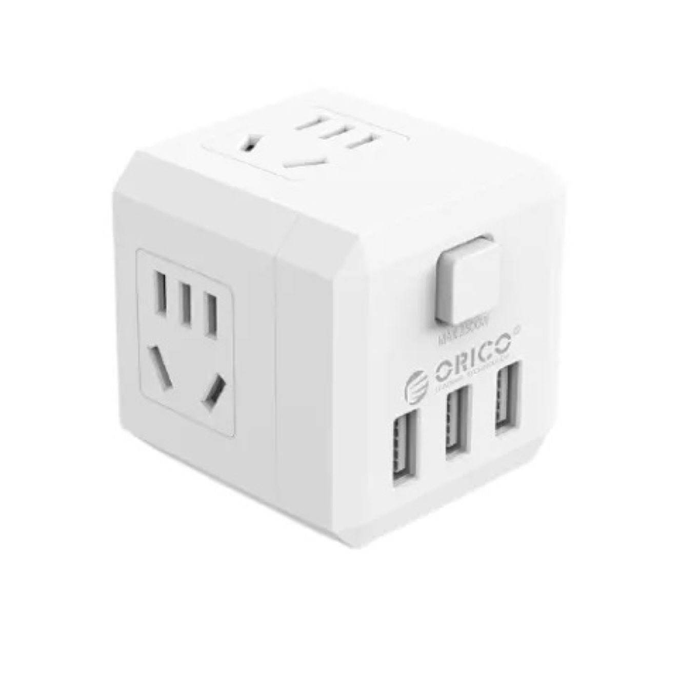 奥睿科七合一魔方插座典雅白4AC+3USB-A 16.31元 - 86线报 奥睿科七合一魔方插座典雅白4AC+3USB-A 16.31元 - 86线报