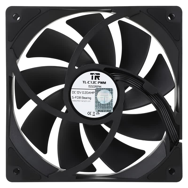 利民TL-C12C 120mm机箱散热风扇单个装 15.5元 - 86线报