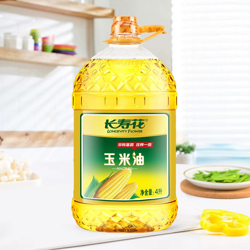 长寿花非转基因压榨一级玉米油4L 43.9元 - 86线报