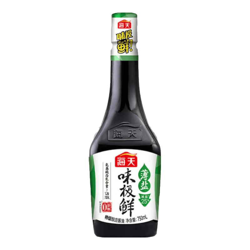 海天味极鲜酱油特级生抽0添加防腐薄盐750mL 10.9元 - 86线报 海天味极鲜酱油特级生抽0添加防腐薄盐750mL 10.9元 - 86线报