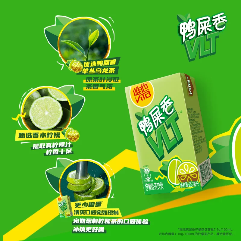 维他鸭屎香柠檬味茶饮料250ml*24盒 47.52元 - 86线报