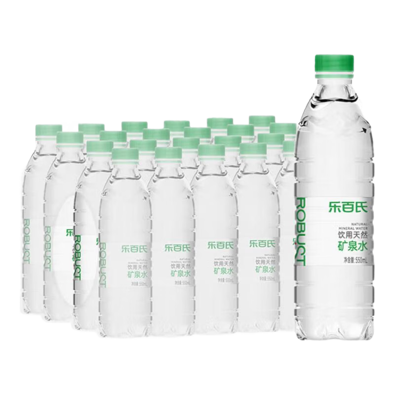 乐百氏天然矿泉水550ml×24瓶 19.9元 - 86线报