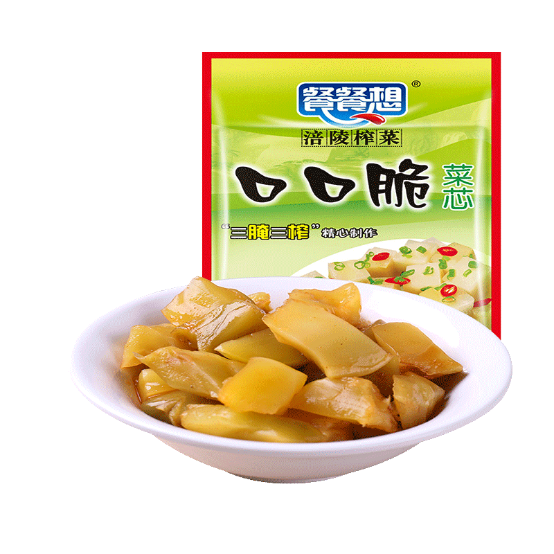 餐餐想榨菜口口脆下饭菜芯50g*10包 1.98元 - 86线报 餐餐想榨菜口口脆下饭菜芯50g*10包 1.98元 - 86线报