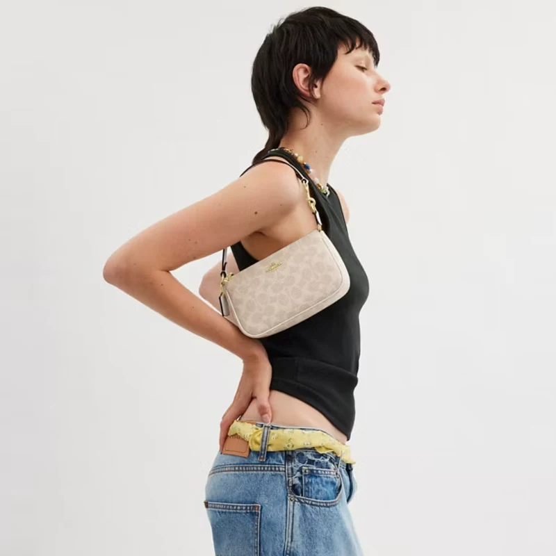 COACH奥莱Nolita女士腋下包麻将包手拿包单肩包拉链卡其拼色 338.33元 - 86线报 COACH奥莱Nolita女士腋下包麻将包手拿包单肩包拉链卡其拼色 338.33元 - 86线报