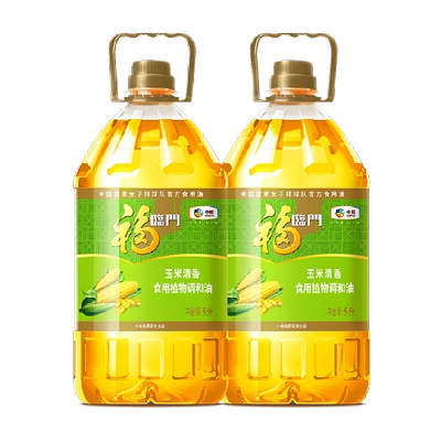 福临门玉米清香食用调和油5L×2桶10L 78.31元 - 86线报