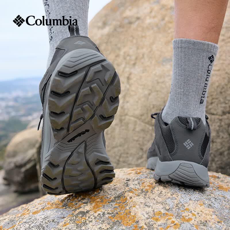 Columbia户外男抓地耐磨舒适透气运动登山徒步鞋BM4595 092男 BM4595深灰色 - 86线报