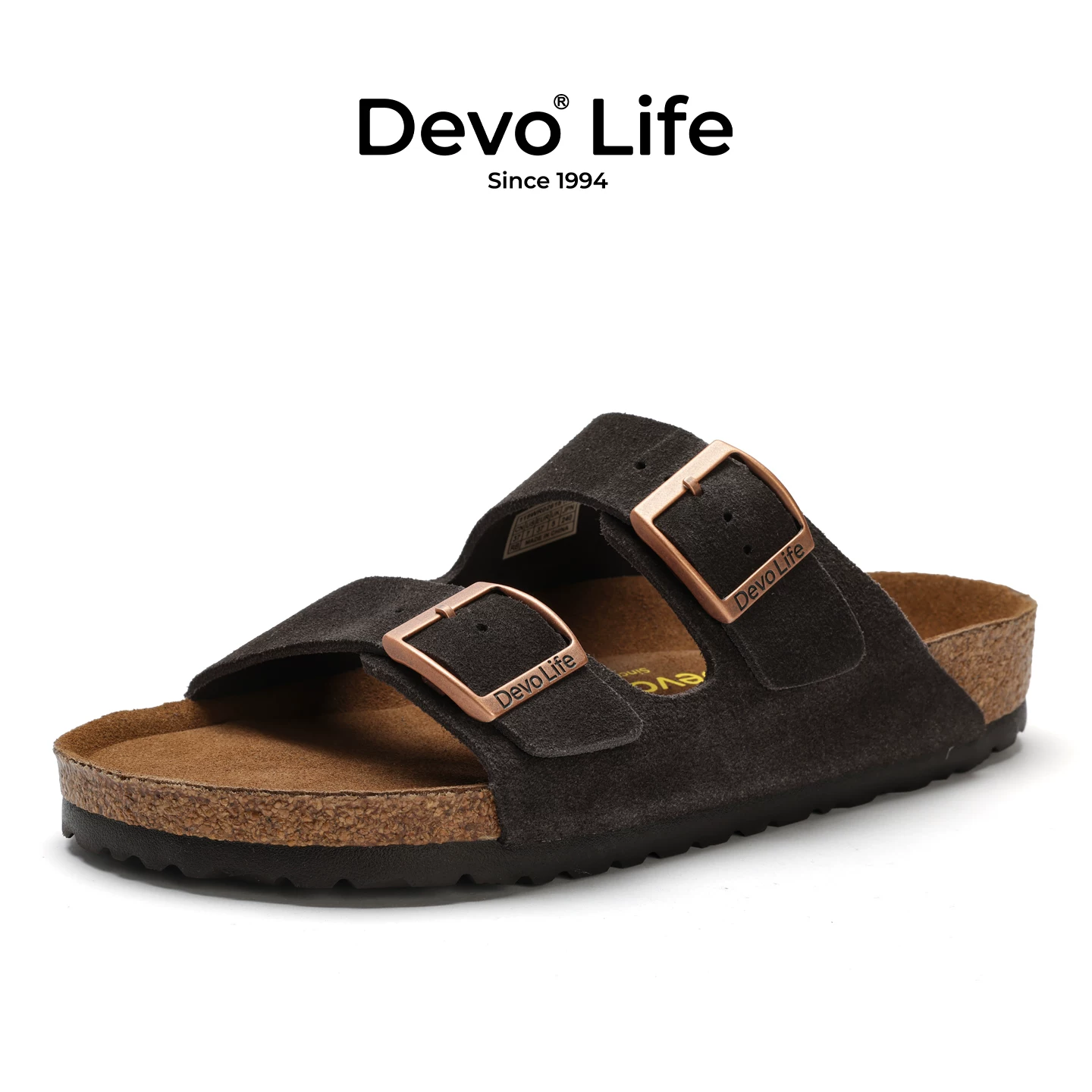 Devo Life软木拖鞋一字带休闲拖鞋 101元 - 线报酷