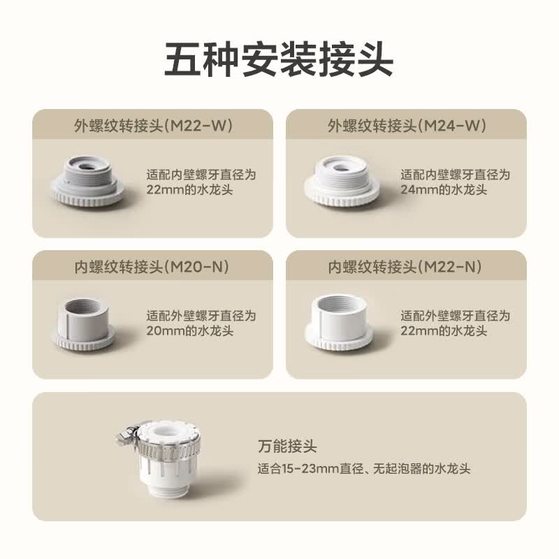 米家MJLTJSQDB01家用自来水龙头净水器一机四芯 102.34元 - 86线报