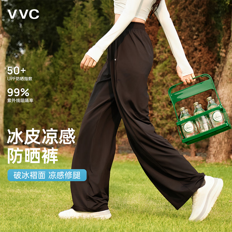 VVC休闲裤阔腿裤防晒裤新款宽松直筒户外休闲裤 48元 - 86线报