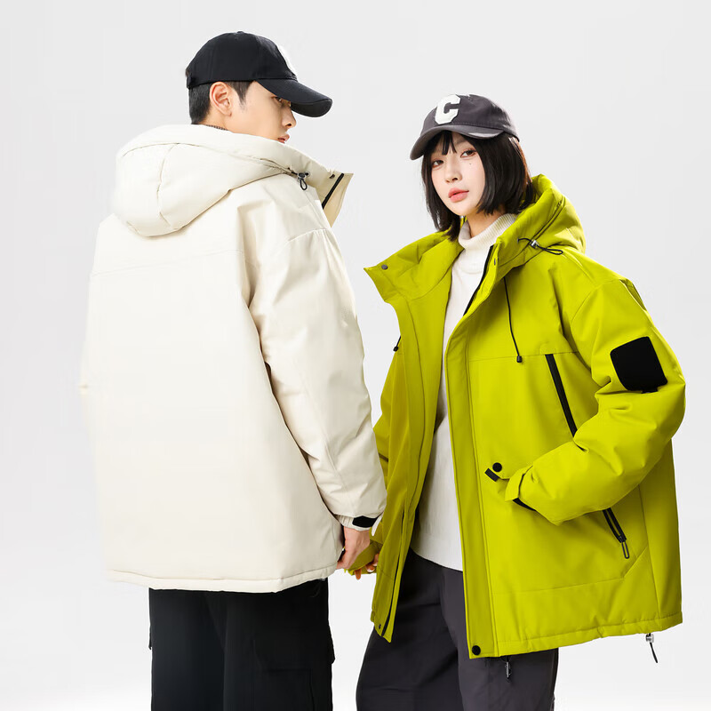 雪中飞90%绒640+蓬松冬季连帽抽绳保暖羽绒服 159元 - 86线报