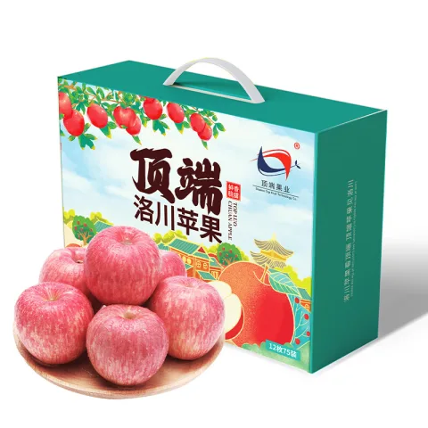 顶端果业 冰糖心 苹果 12枚75mm中果礼盒 券后44.9元 图片 1