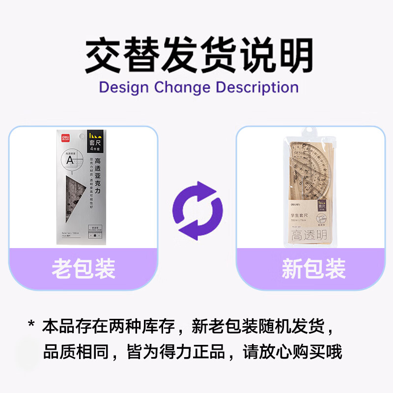 得力79514学生绘图套尺4件套 1.8元 - 86线报