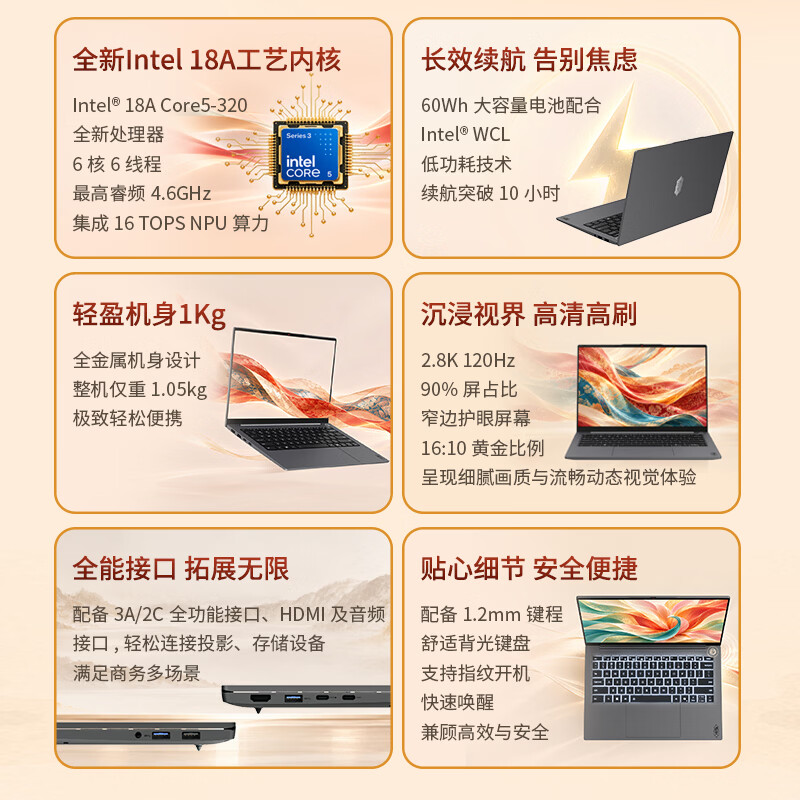 联想瑞天14X英特尔酷睿52.8K120Hz银灰12GB+51 3350.03元 - 86线报