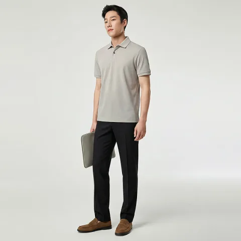 雅戈尔 清仓！凉感抗菌 男士珠地棉混纺舒适透气短袖polo衫 122.04元（需买2件，需用券） 图片 1