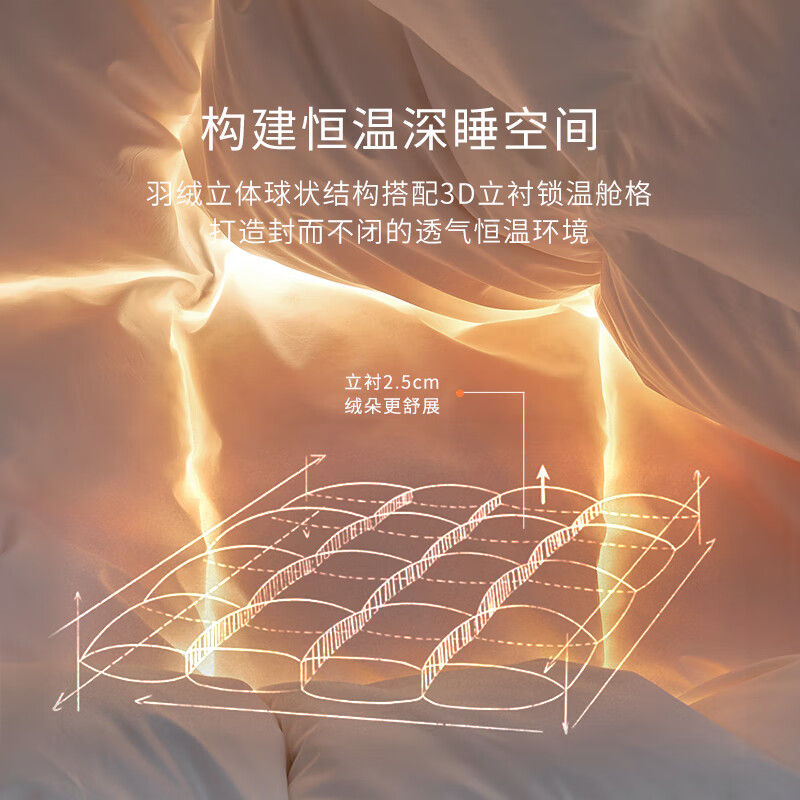 康尔馨锁温抗菌白鹅绒被冬被舒享拒水款200*230cm四季通用A类 3501.17元 - 线报酷