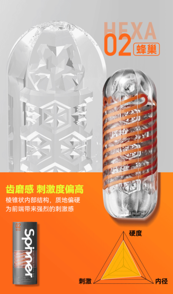 TENGA SPN-002单通道飞机杯56*140mm HEXA蜂巢高刺激款 90.65元 - 86线报