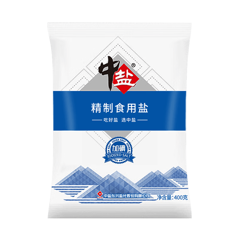 中盐精制食用盐400g×7袋井盐 7.95元 - 86线报
