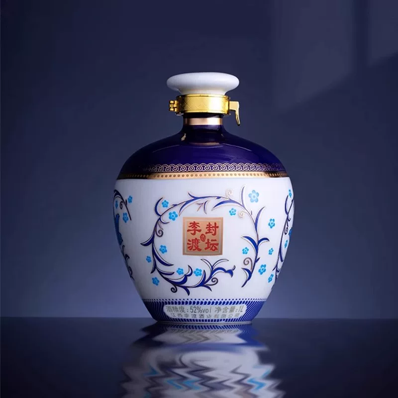 李渡封坛酒青花浓特兼香型52度白酒1000ml*1礼盒 338元 - 86线报