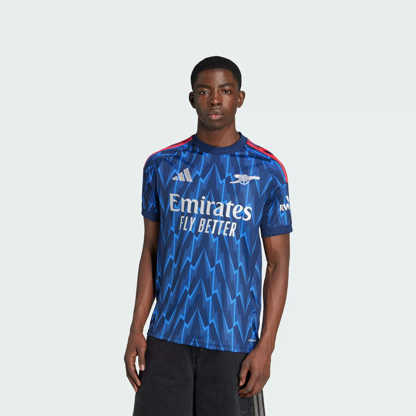 adidas阿森纳客场球迷版男女款速干足球短袖KSJ33 479元 - 86线报