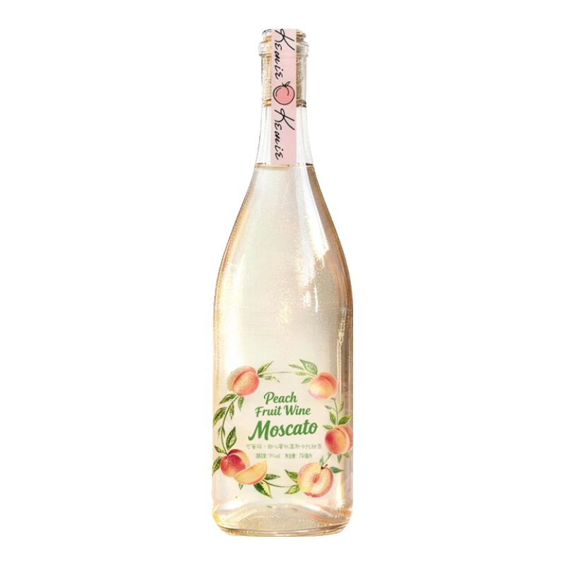 可蜜瑞桃子味莫斯卡托气泡甜白葡萄酒750ml 29.8元 - 86线报