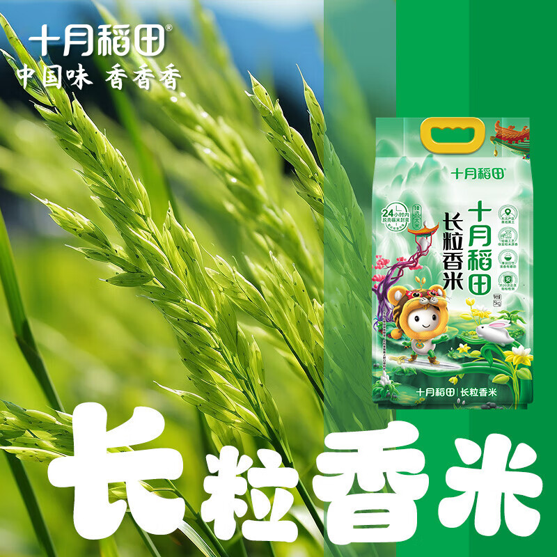 十月稻田长粒香大米5kg 28.4元 - 86线报