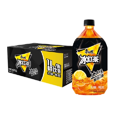 康师傅无糖冰红茶900ML×8瓶 37.02元 - 美泡泡