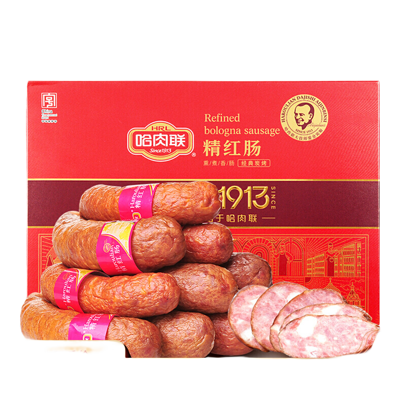 哈肉联哈尔滨红肠正宗东北特产礼盒即食香肠500g 33.6元 - 86线报 哈肉联哈尔滨红肠正宗东北特产礼盒即食香肠500g 33.6元 - 86线报