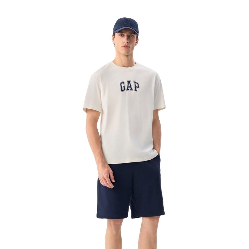 Gap男女装春季纯棉印花logo短袖T恤基础款宽松上衣 36元 - 线报酷