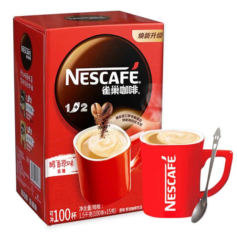 雀巢Nestle雀巢咖啡1+2原味三合一速溶咖啡粉100条装咖啡雀巢1500g - 86线报 雀巢Nestle雀巢咖啡1+2原味三合一速溶咖啡粉100条装咖啡雀巢1500g - 86线报