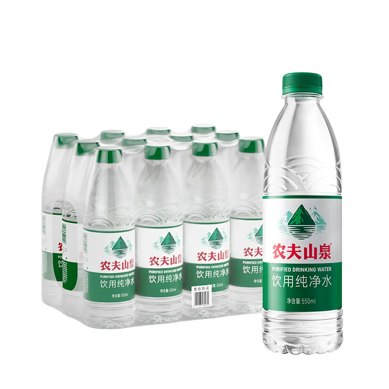 农夫山泉饮用纯净水550ml*12瓶绿瓶有点甜 6.15元 - 线报酷