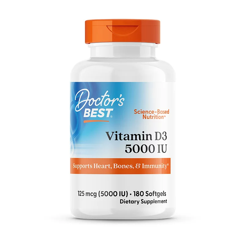 多特倍斯维生素D3 5000IU软胶囊180粒 34.09元 - 86线报