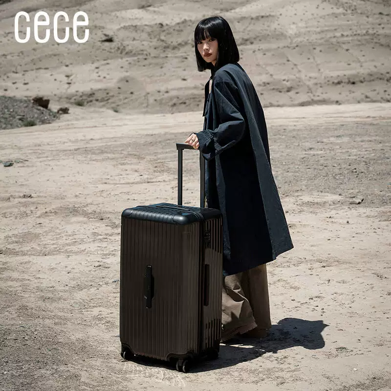 CECE新品大容量深仓拉链拉杆行李箱轻便结实耐用旅行箱皮质拉杆箱20寸 318元 - 86线报