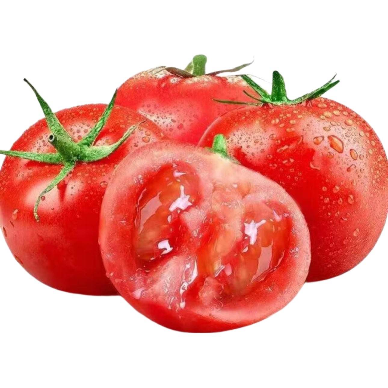 新鲜现摘沙瓤西红柿水果番茄5斤装净重4.5斤整箱5斤 7.9元 - 86线报