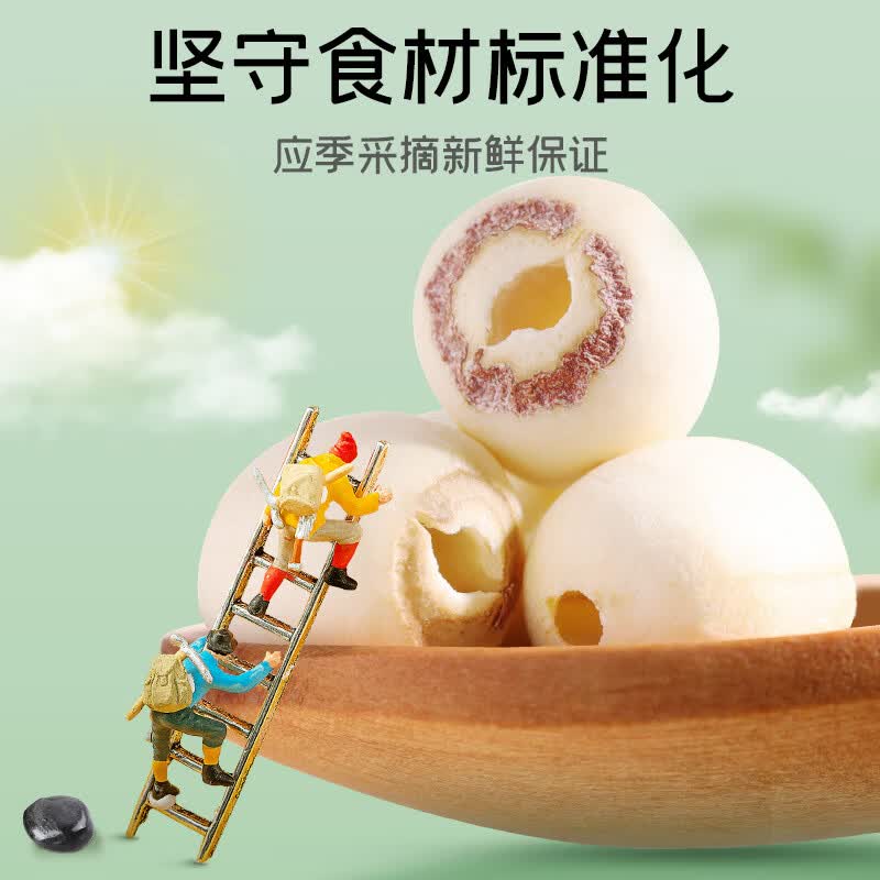 富昌湘潭通芯磨皮白莲子320g（160g*2） 19.9元 - 86线报