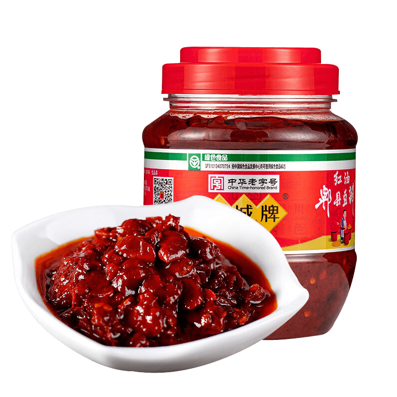 鹃城牌郫县豆瓣酱红油500g*1瓶 6.9元 - 86线报