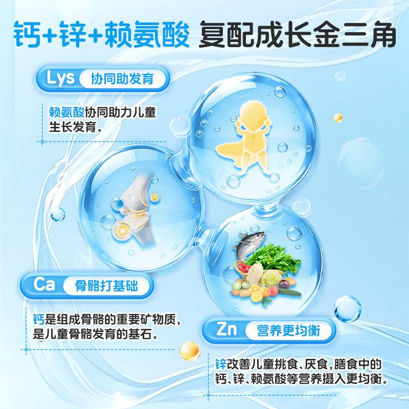 双鲸葡萄糖酸钙锌口服溶液10ml*24袋1盒装 20.63元 - 线报酷