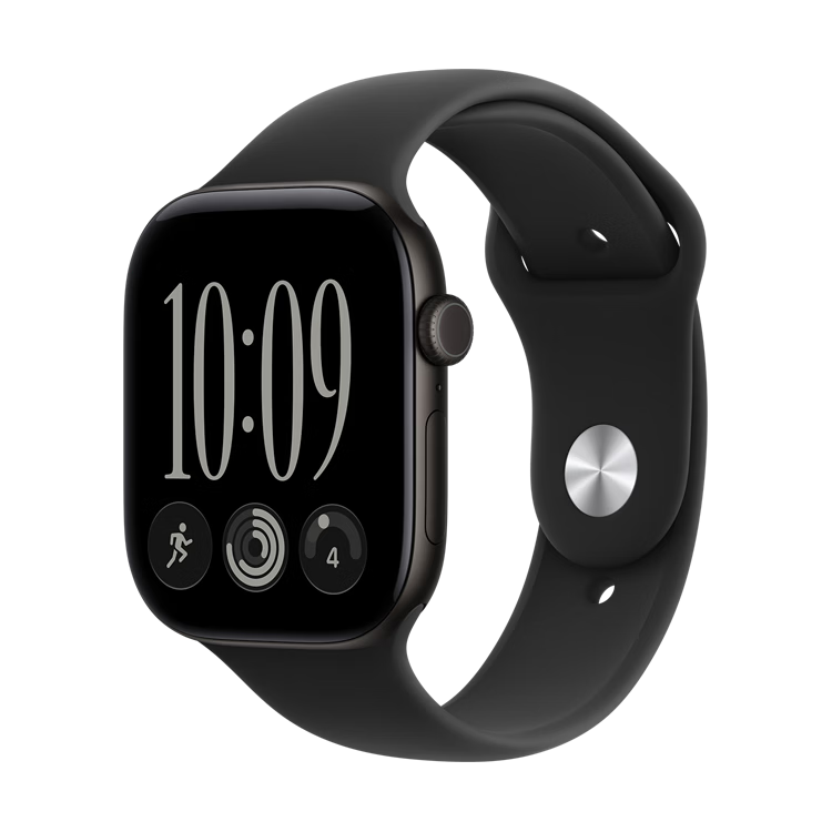 Apple Watch Series 12GPS款 46毫米 黑色铝金属表壳 黑色运动型表带 M/L - 86线报 Apple Watch Series 12GPS款 46毫米 黑色铝金属表壳 黑色运动型表带 M/L - 86线报