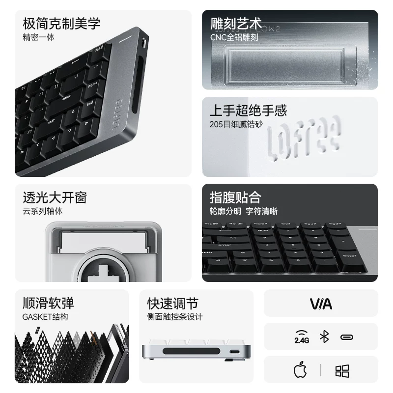 洛斐静音矮轴机械键盘 599元 - 86线报