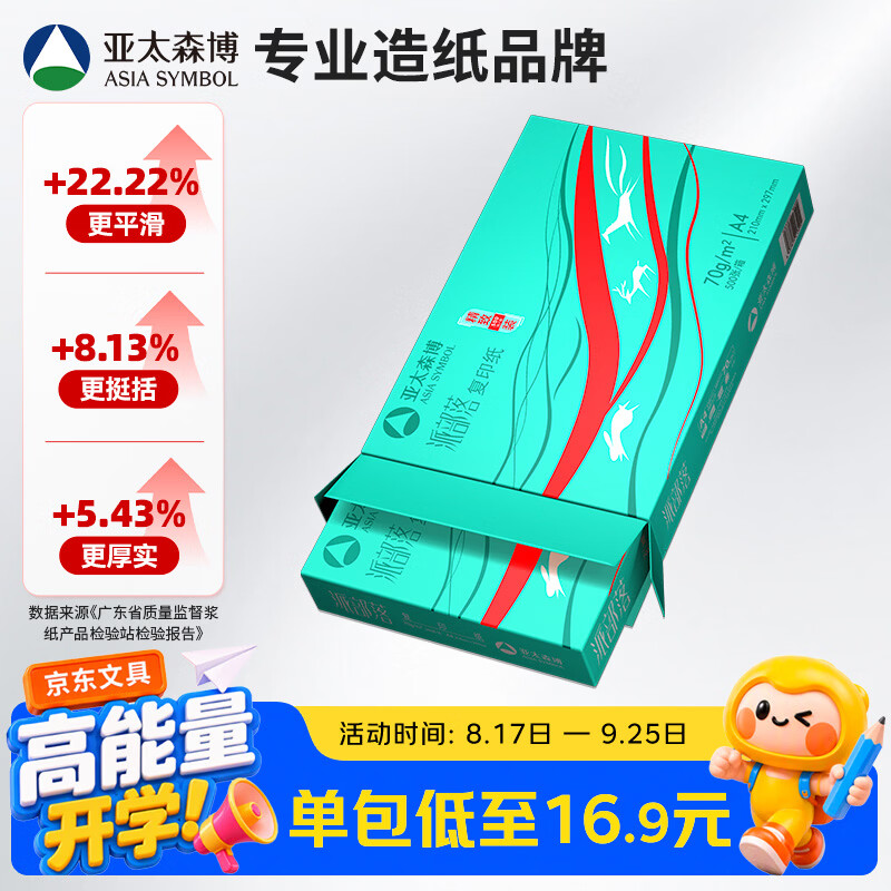 亚太森博派部落A4复印纸70g500张/包*1包 10.8元 - 86线报 亚太森博派部落A4复印纸70g500张/包*1包 10.8元 - 86线报