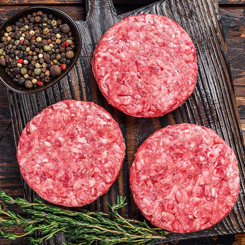 澳洲进口安格斯原切牛肉饼100g*10片 34元 - 线报酷