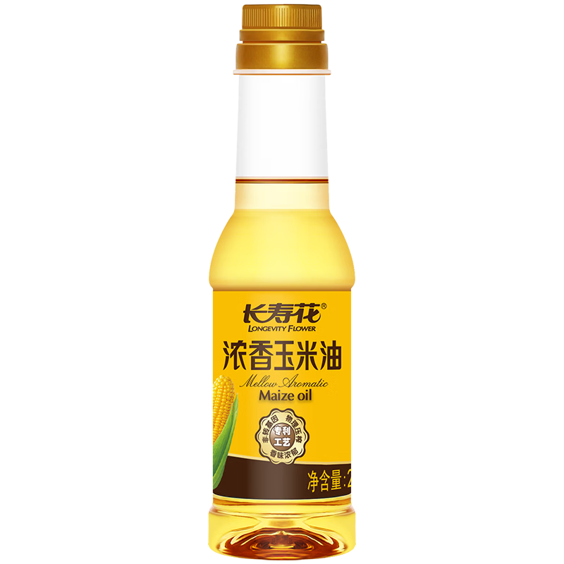 长寿花浓香玉米油200ml非转基因食用油 1元 - 86线报