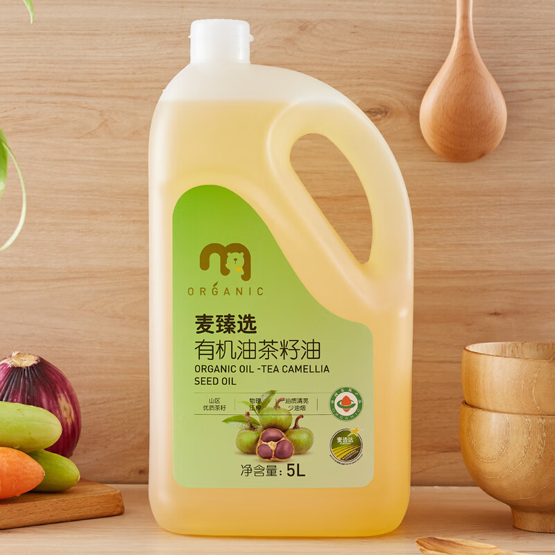 麦臻选有机油茶籽油5L 289.68元 - 86线报