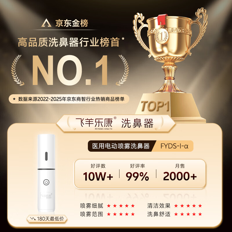 飞羊乐康飞羊医用手持电动儿童洗鼻器 587元 - 86线报