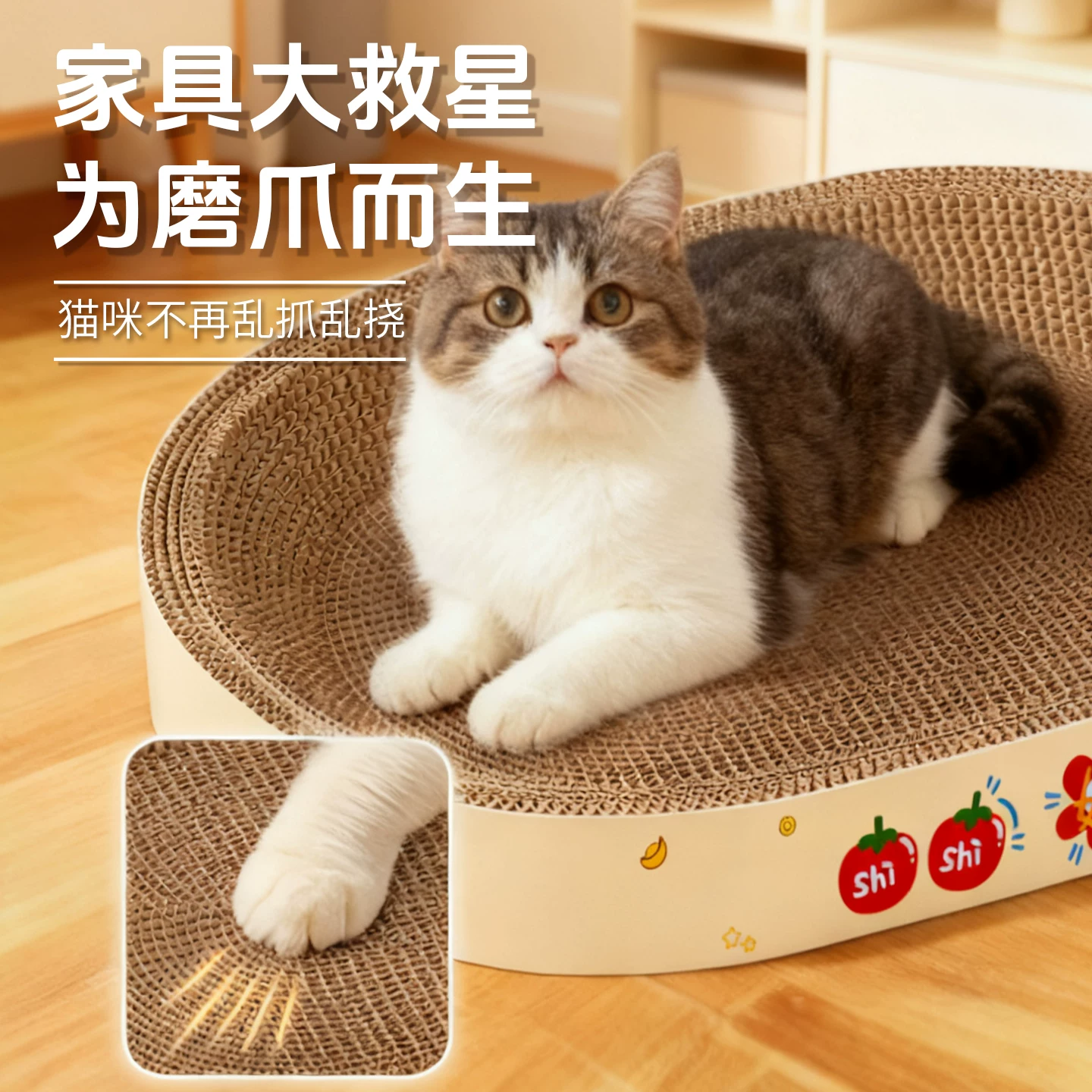 逗着走猫抓板 6.12元 - 线报酷