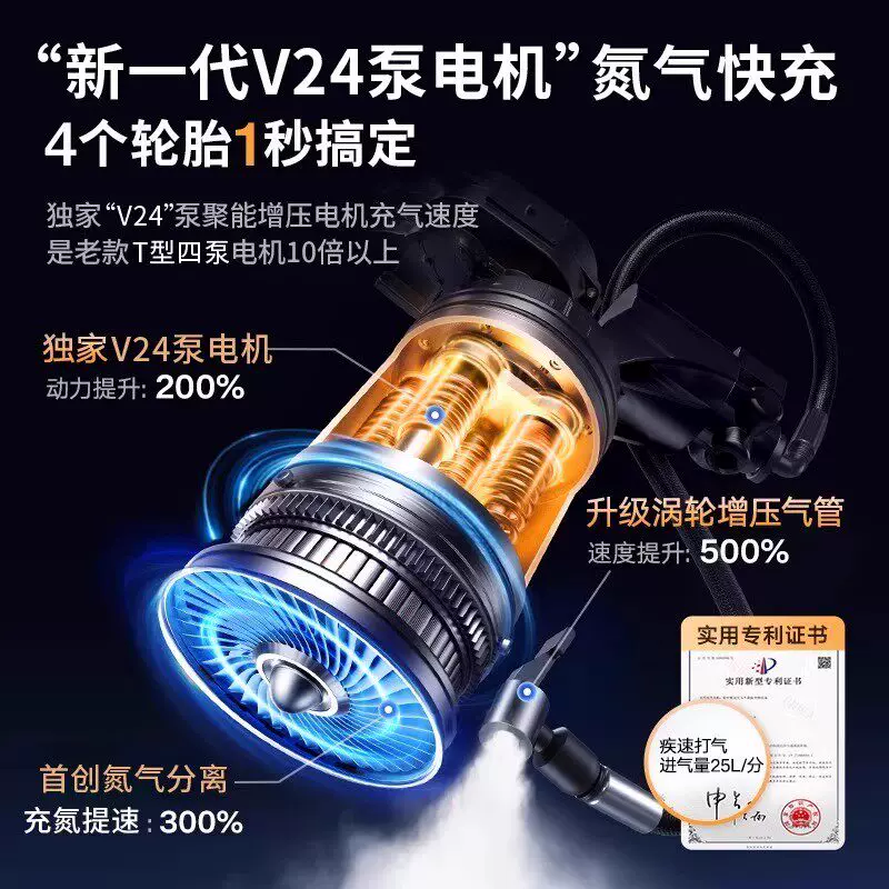 戴升DS-LZQ车载充气泵便携式10000mAh 26.08元 - 86线报