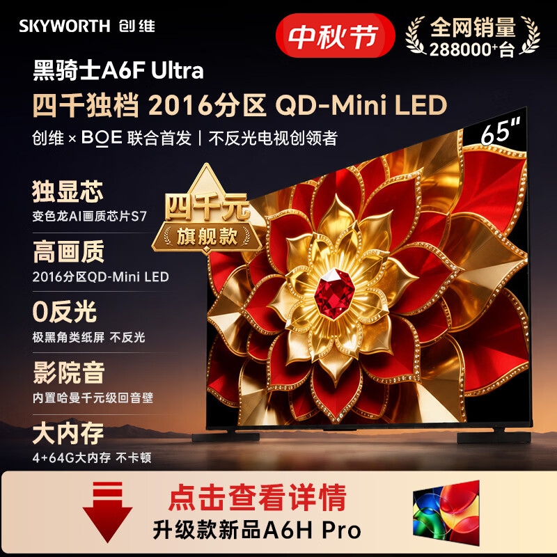 创维 黑骑士A6F Pro+系列 65A6F Ultra 液晶电视 英寸 4K - 86线报 创维 黑骑士A6F Pro+系列 65A6F Ultra 液晶电视 英寸 4K - 86线报
