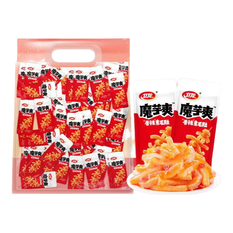 卫龙魔芋爽辣条麻辣500g约50包 7.9元 - 86线报