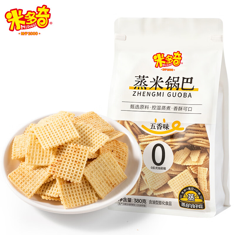 米多奇蒸米锅巴五香味380g*2袋 14.9元 - 86线报